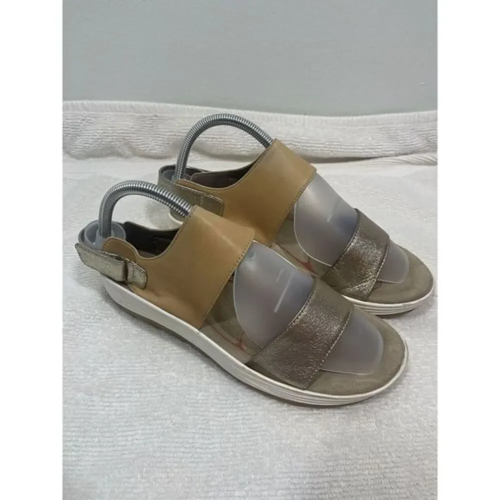 Bionica Yolanda Women’s Size 8.5 Leather Wedge Platform Slingback Comfort Sandal - Picture 2 of 16
